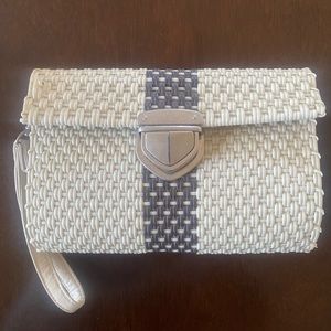 Nude hand clutch purse